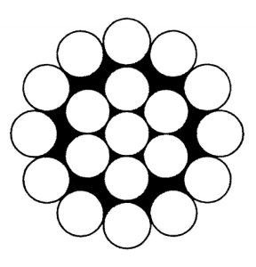 1 x 19 AISI 316