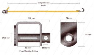 Torno soldable-atornillable TORNOC